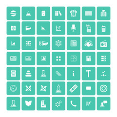 Set of 49 Universal Icons. Business, internet, web design.