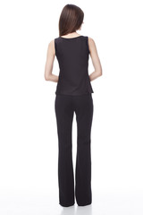 Fototapeta premium Beautiful glamour sexy woman dark brunette hair