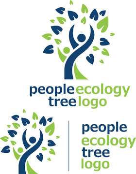 people ecology tree logo 4