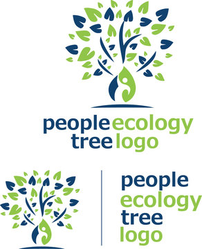 people ecology tree logo 5