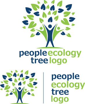 people ecology tree logo 7