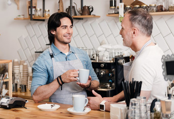 Modern cafe business