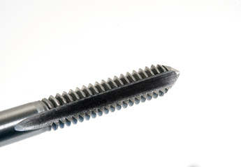 Threading tool / Hand tap (threading tool) on white background.