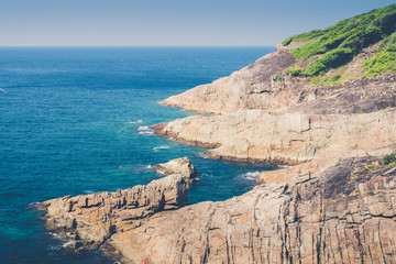 View point at Tachai island, Paradise seascape, Phang nga, Thail