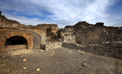 Italy. Ruins of Pompey.