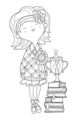 The nice girl the schoolgirl the winner