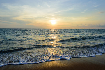 Fototapeta premium Sunset on the beach