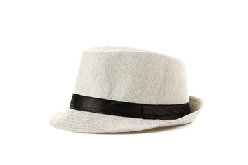 Pretty hat isolated on a white background