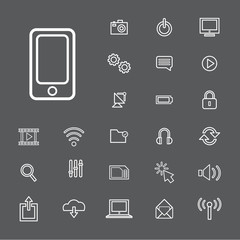 Vector Illustration UI Technology Icon Concept