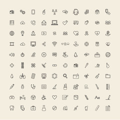 Vector UI Illustration Mixed Technologyl Medical Concept