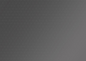 Black grid background with triangle line. Template for your design.
