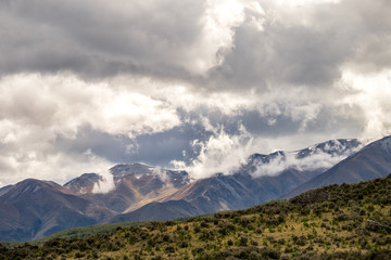 Obraz premium Southern Alps, New Zealand