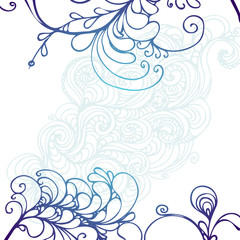 hand drawn ink doodle ornament on white background. design for adults, poster, print, t-shirt, invitation, banners, flyers.