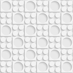 Seamless Square and Circle Pattern