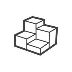 3d Graph icon design