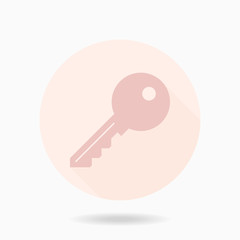 Fine Vector Key Flat Icon