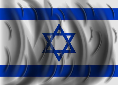 israel wind flag