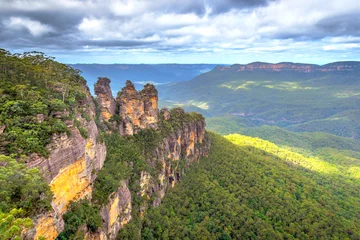 Acrylic prints Three Sisters Three sisters in Blue mountains, Australia