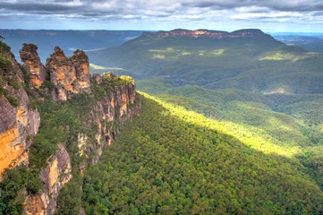 Wall murals Three Sisters Three sisters in Blue mountains, Australia