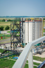 Gas tank in oil Processing Plant