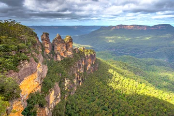 Wall murals Three Sisters Three sisters in Blue mountains, Australia