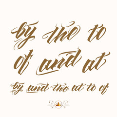 Vector handdrawn set