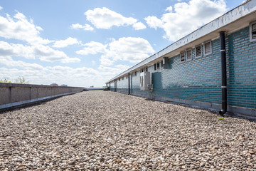 on the roof