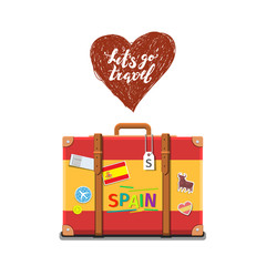 Concept of travel or studying Spanish. 