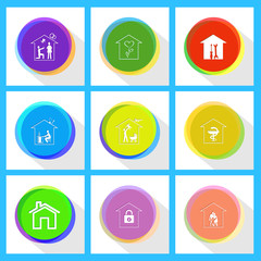 workshop, flower shop, home affiance, pharmacy, family home, hom