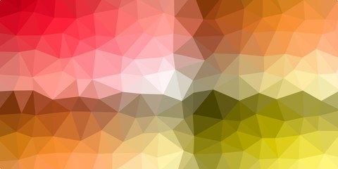 Geometric tile mosaic with colors triangles. Abstract polygonal and low poly pattern background. Ideal for screen wallpaper or other works and design.