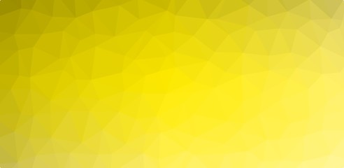 Geometric tile mosaic with yellow triangles. Abstract polygonal and low poly pattern background. Ideal for screen wallpaper or other works and design.