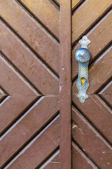 Vintage door texture,knob and handle 