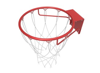  3d illustration of basketball web. icon for game web. white background isolated. sport with the ball.