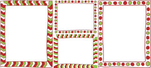 Christmas strip border.