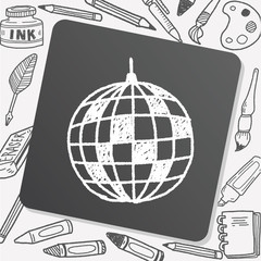disco ball doodle