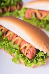 Barbecue Grilled Hot Dog