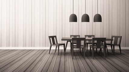 White Meeting room with black furniture
