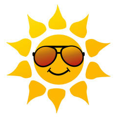 vector illustration of the sun