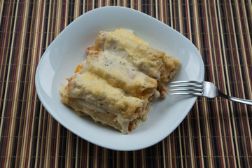 Каннеллони с фаршем