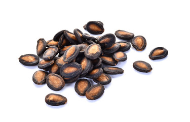 dry watermelon seed on isolated