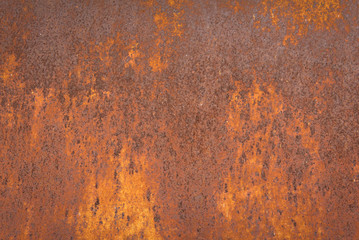 Rust texture of metal plate for background
