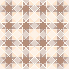 arabian geometric star seamless pattern background, symmetrical