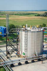 Gas tank in oil Processing Plant