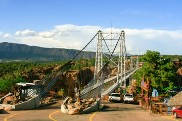 Fototapeta premium Royal Gorge Bridge and Visitor Center