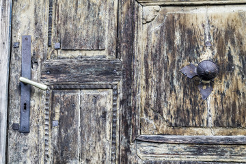 Vintage door texture,knob and handle 