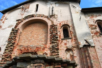 old church with the exposed brickwork