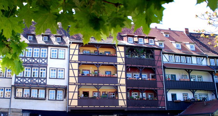 Historische Krämerbrücke zu Erfurt 