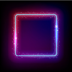 Obraz premium Neon background abstract vector illustration.