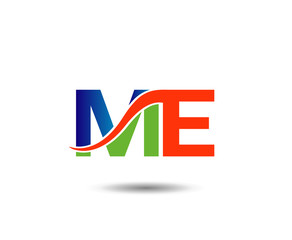 ME company linked letter logo
