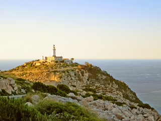 Fototapeta na wymiar Lighthouse at Cap de Formentor, Majorca